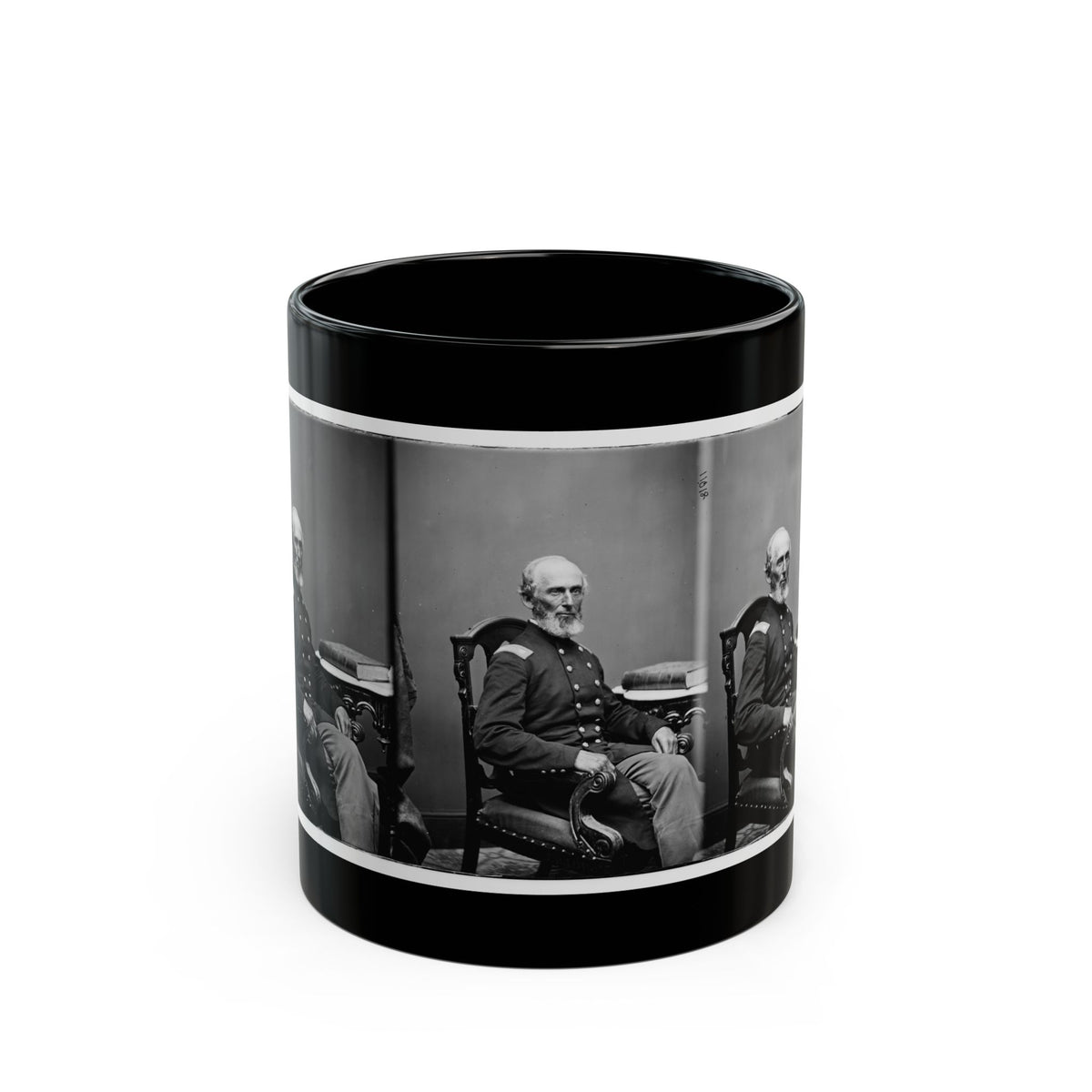 A.H. White (U.S. Civil War) Black Coffee Mug