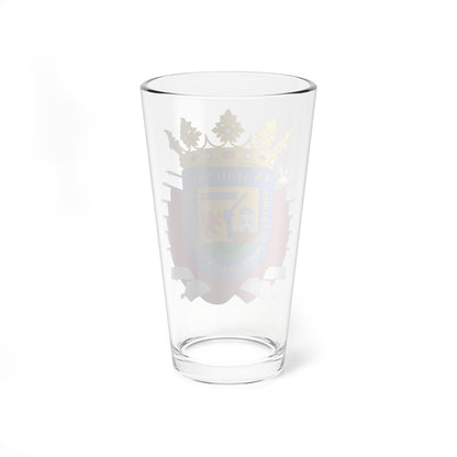 Escudo del Diputado General de Álava (Spain) (Coat of Arms) Pint Glass 16oz