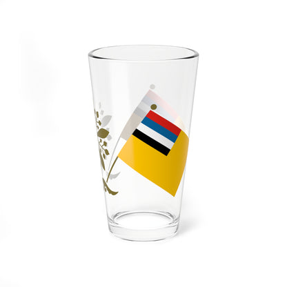 Emblem of Manchukuo (Coat of Arms) Pint Glass 16oz