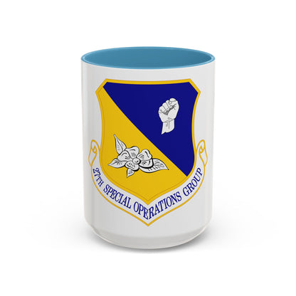 27 Special Operations Group AFSOC (U.S. Air Force) Accent Coffee Mug