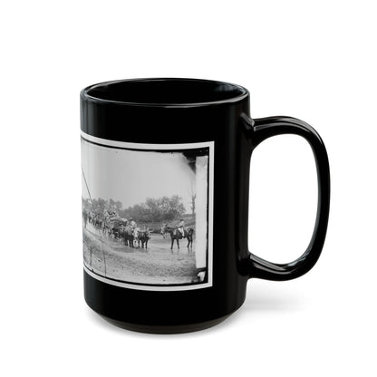 Rappahannock River, Va. Fugitive African Americans Fording The Rappahannock (U.S. Civil War) Black Coffee Mug