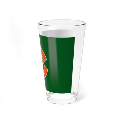 Flag of Koga Fukuoka (Japan) Pint Glass 16oz