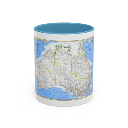 Australia (1979) (Map) Accent Coffee Mug