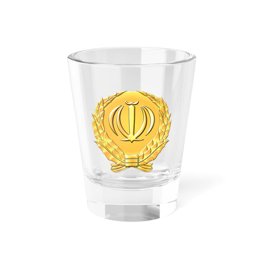 IRI Shahrbani Old Seal (Iran) (Coat of Arms) Shot Glass 1.5oz