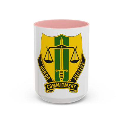 724 Military Police Battalion (U.S. Army) Accent Coffee Mug