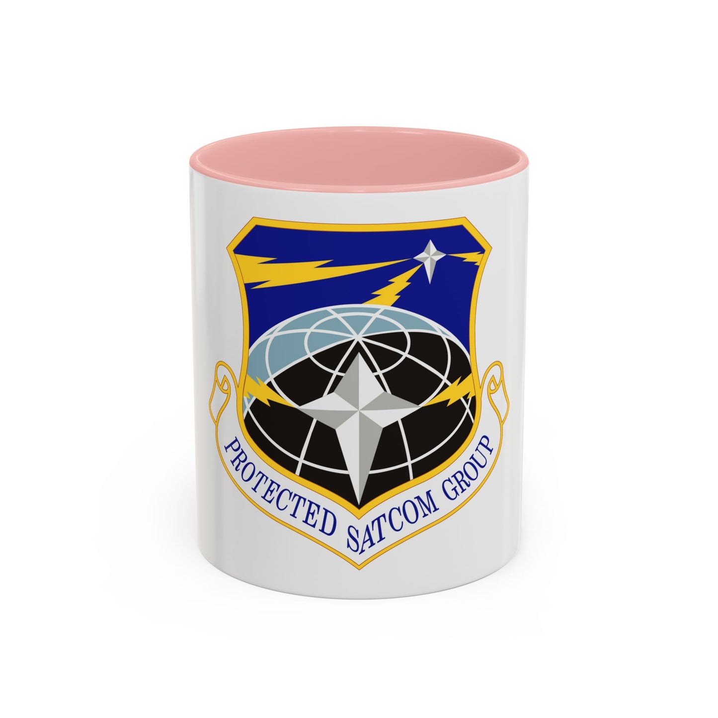 Protected SATCOM Group (U.S. Air Force) Accent Coffee Mug