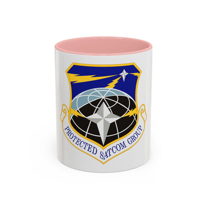 Protected SATCOM Group (U.S. Air Force) Accent Coffee Mug
