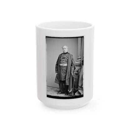 Brig. Gen. Richard S. Satterlee (U.S. Civil War) White Coffee Mug