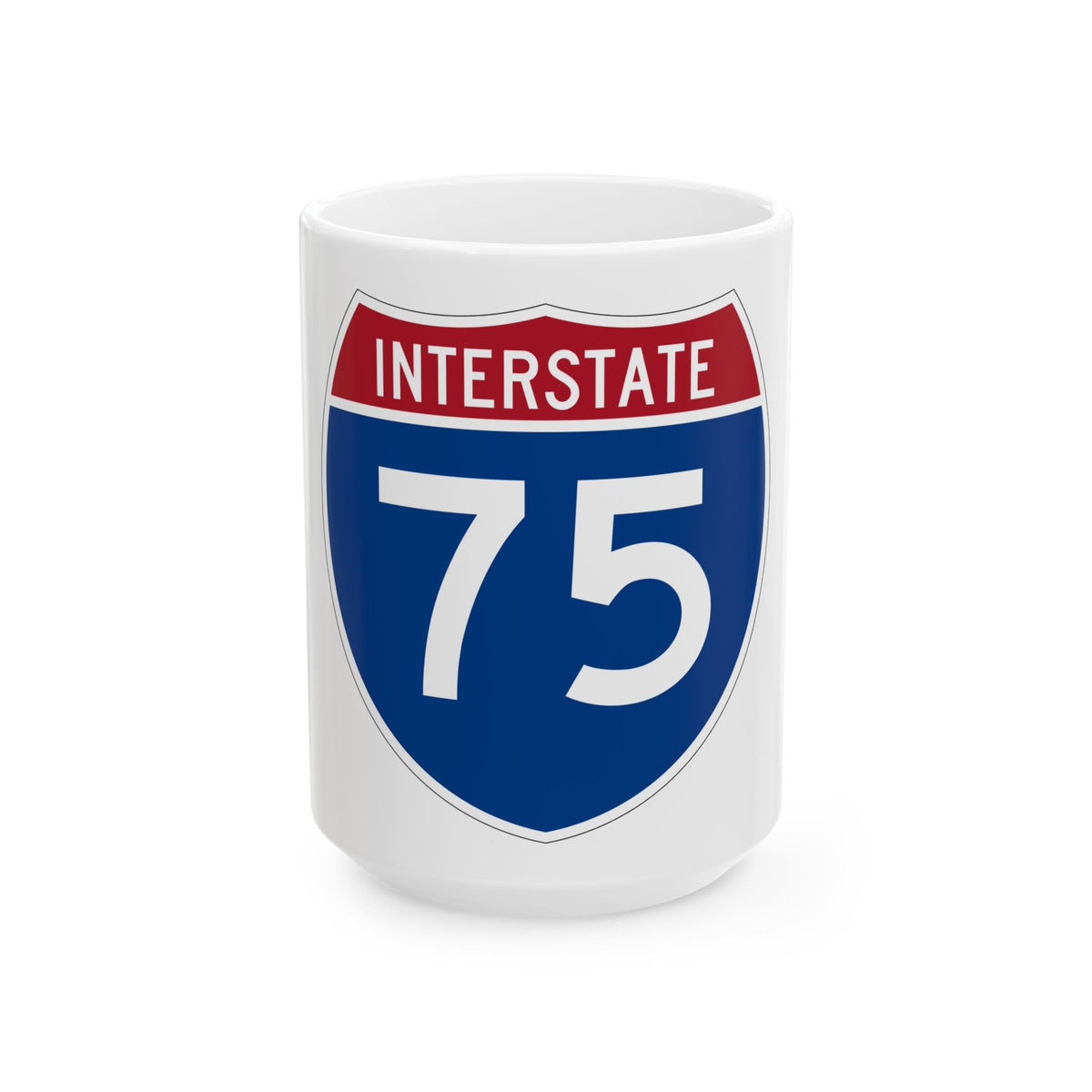 Interstate 75 (U.S. Highways) White Coffee Mug