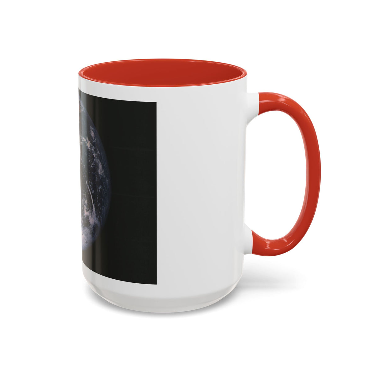 Space - Earth from Space (1973) (Map) Accent Coffee Mug