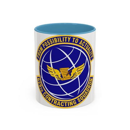 628th Contracting Squadron (U.S. Air Force) Accent Coffee Mug