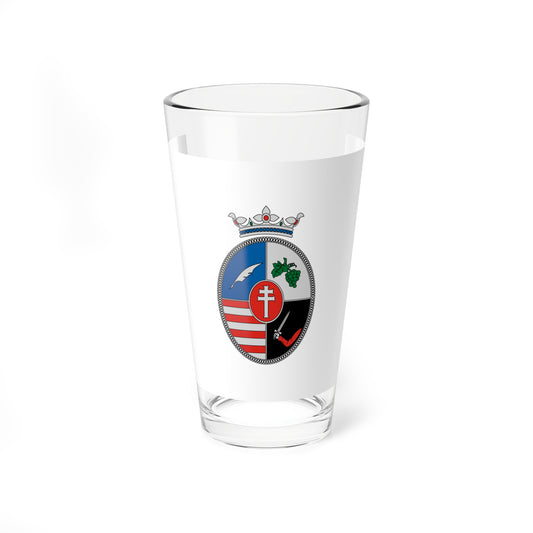 Flag of Nemessandorhaza (Hungary) Pint Glass 16oz