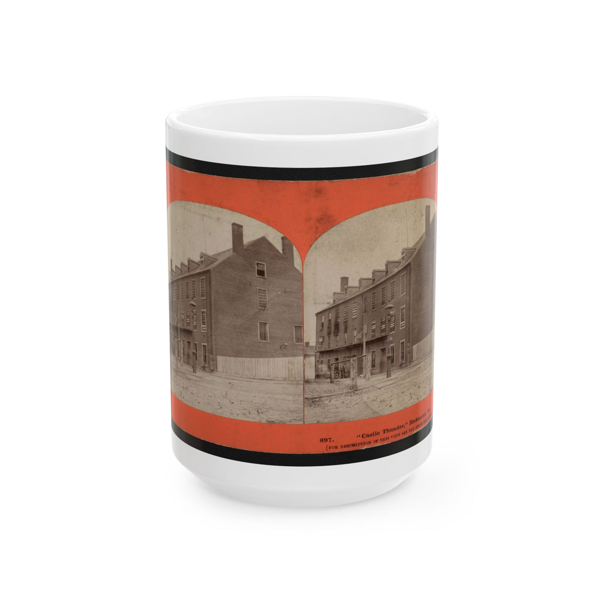 Castle Thunder,  Richmond, Va. (U.S. Civil War) White Coffee Mug