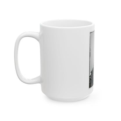 Portrait Of Maj. Gen. Alexander Mcd. Mccook, Officer Of The Federal Army (U.S. Civil War) White Coffee Mug