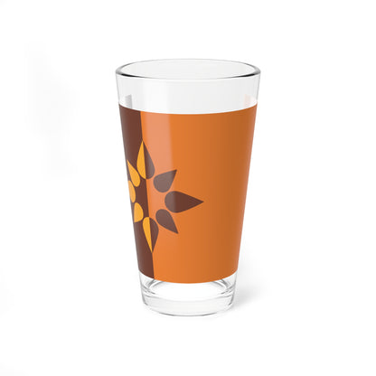 Flag of North Newton Kansas (United States) Pint Glass 16oz