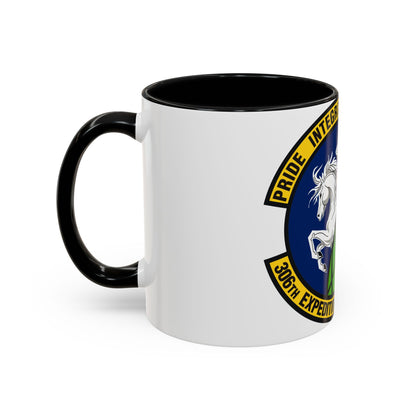 306th Expeditionary Airlift Squadron (U.S. Air Force) Accent Coffee Mug