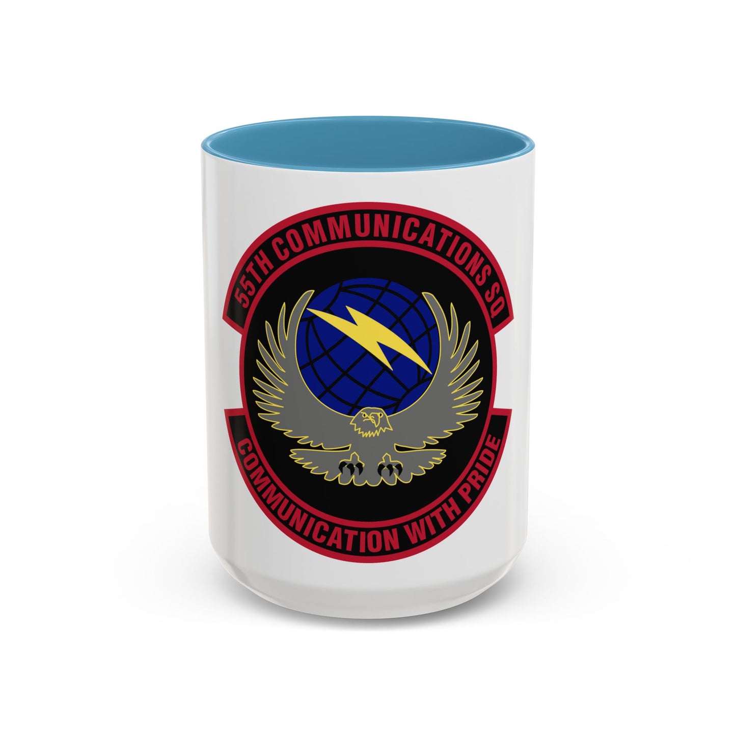 55th Communications Squadron (U.S. Air Force) Accent Coffee Mug