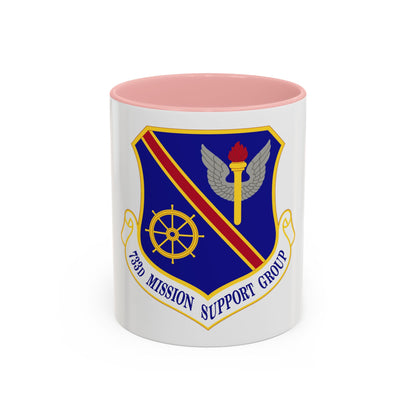 733d Mission Support Group (U.S. Air Force) Accent Coffee Mug