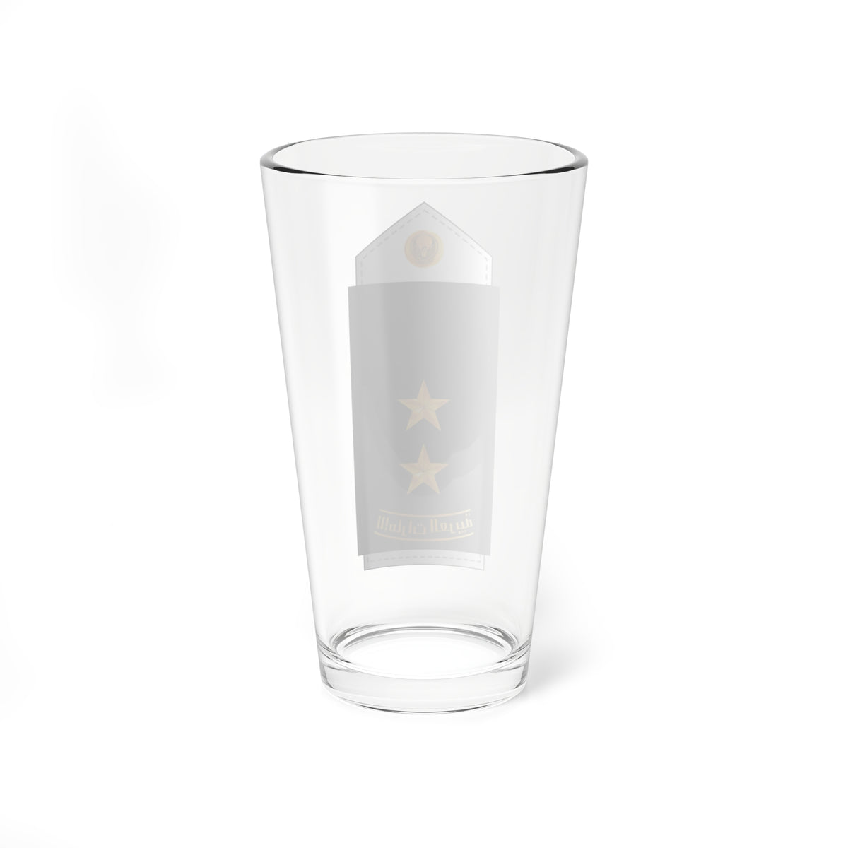 07 UAEN 1LT (United Arab Emirates) (Military Rank) Pint Glass 16oz