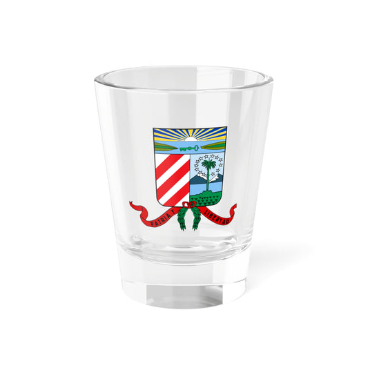 Coat of arms of the Cuban Filibuster Movement - Shot Glass 1.5oz