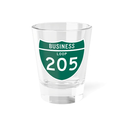 Business Loop 205 CA (California) (Road Sign) Shot Glass 1.5oz