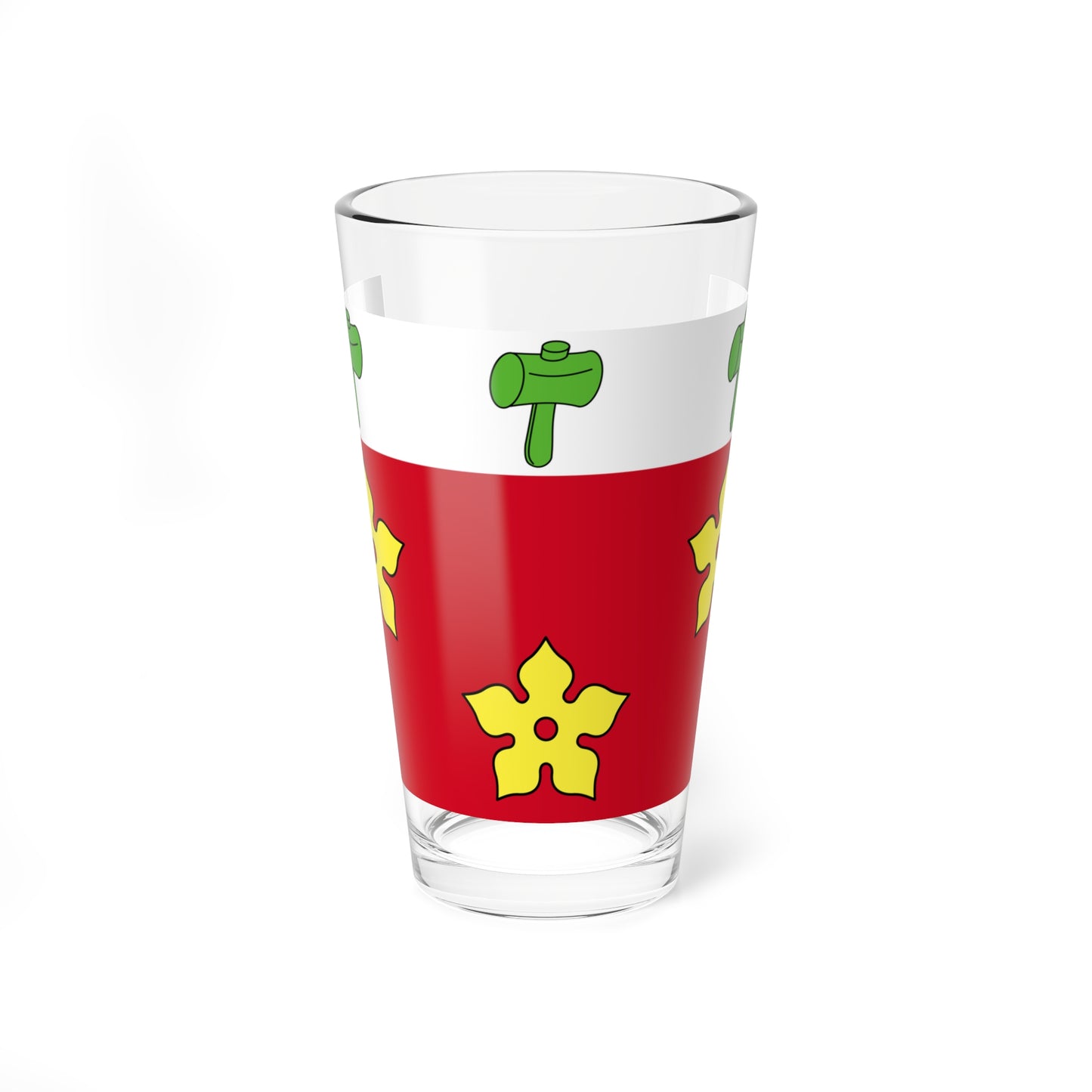 Flag of Alette (France) Pint Glass 16oz