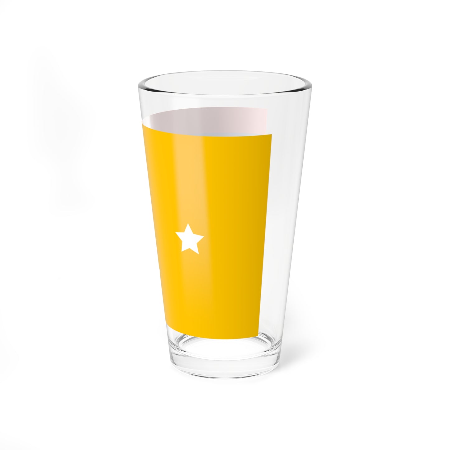 Flag of vice admiral of the Navy of Manchukuo 1932-1935 (China) Pint Glass 16oz