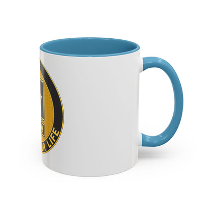 Soldier for Life Lapel Button (U.S. Army) Accent Coffee Mug