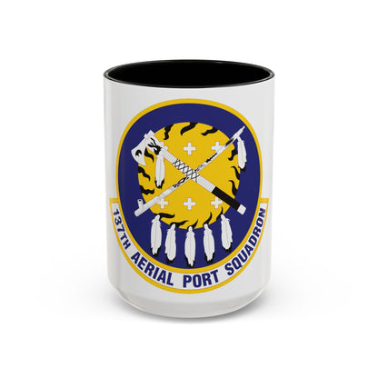 137th Aerial Port Squadron (U.S. Air Force) Accent Coffee Mug