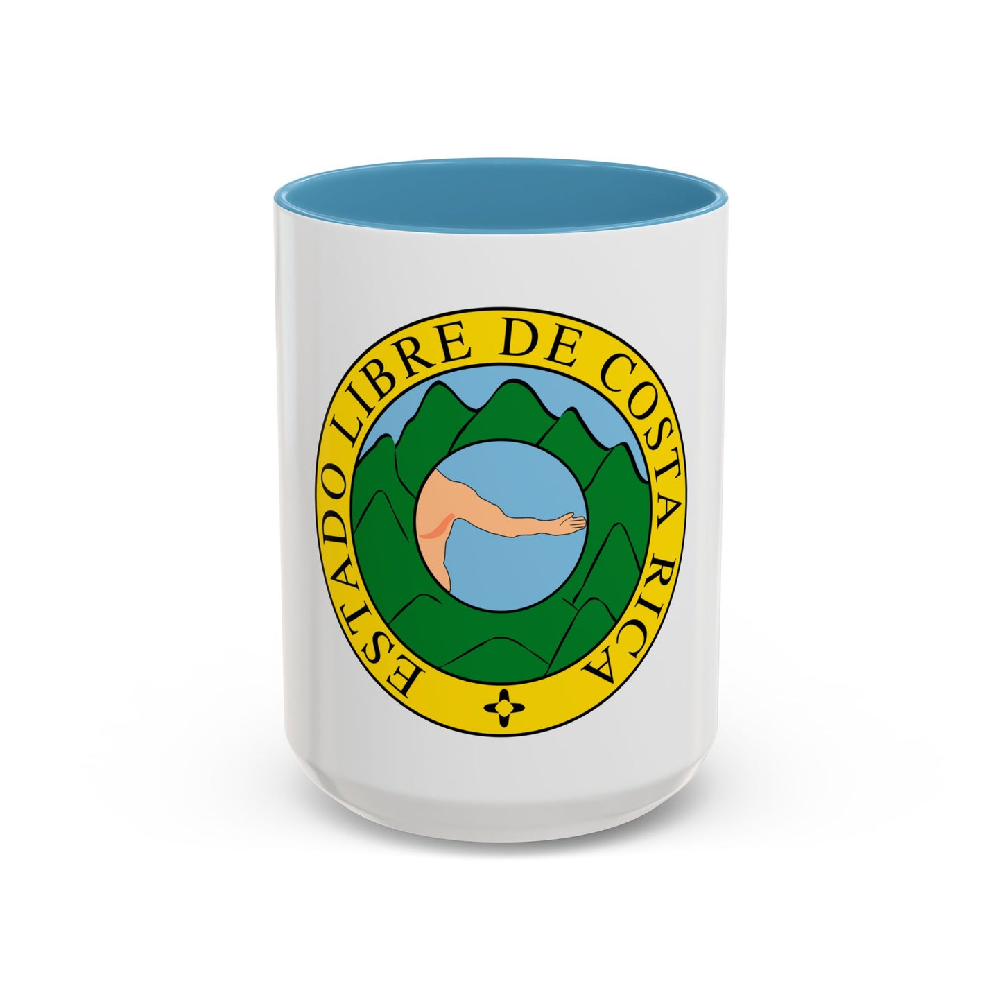 Coat of arms of Costa Rica (1824-1840 and 1842-1848) - Accent Coffee Mug