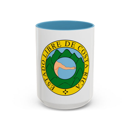 Coat of arms of Costa Rica (1824-1840 and 1842-1848) - Accent Coffee Mug