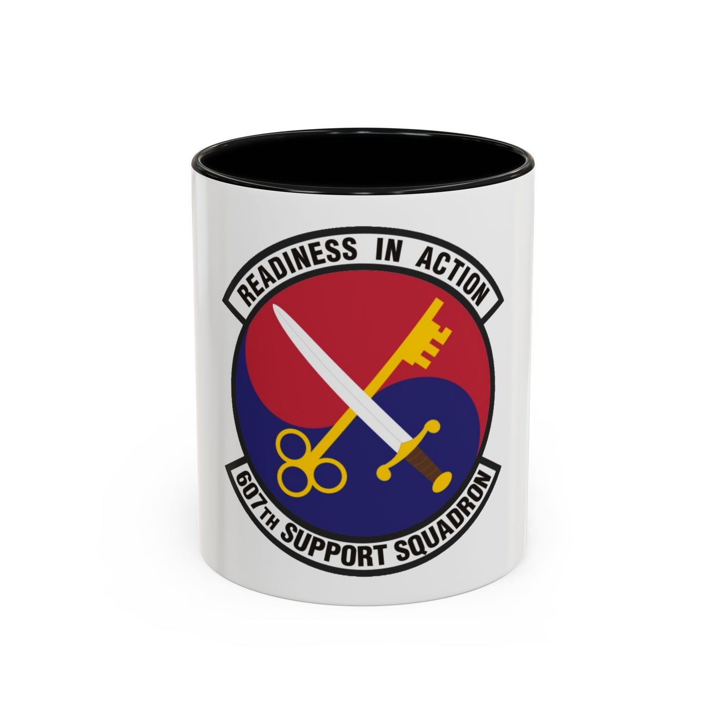 607th Support Squadron (U.S. Air Force) Accent Coffee Mug