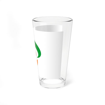 Flag of Shimotsuke Tochigi no text (Japan) Pint Glass 16oz