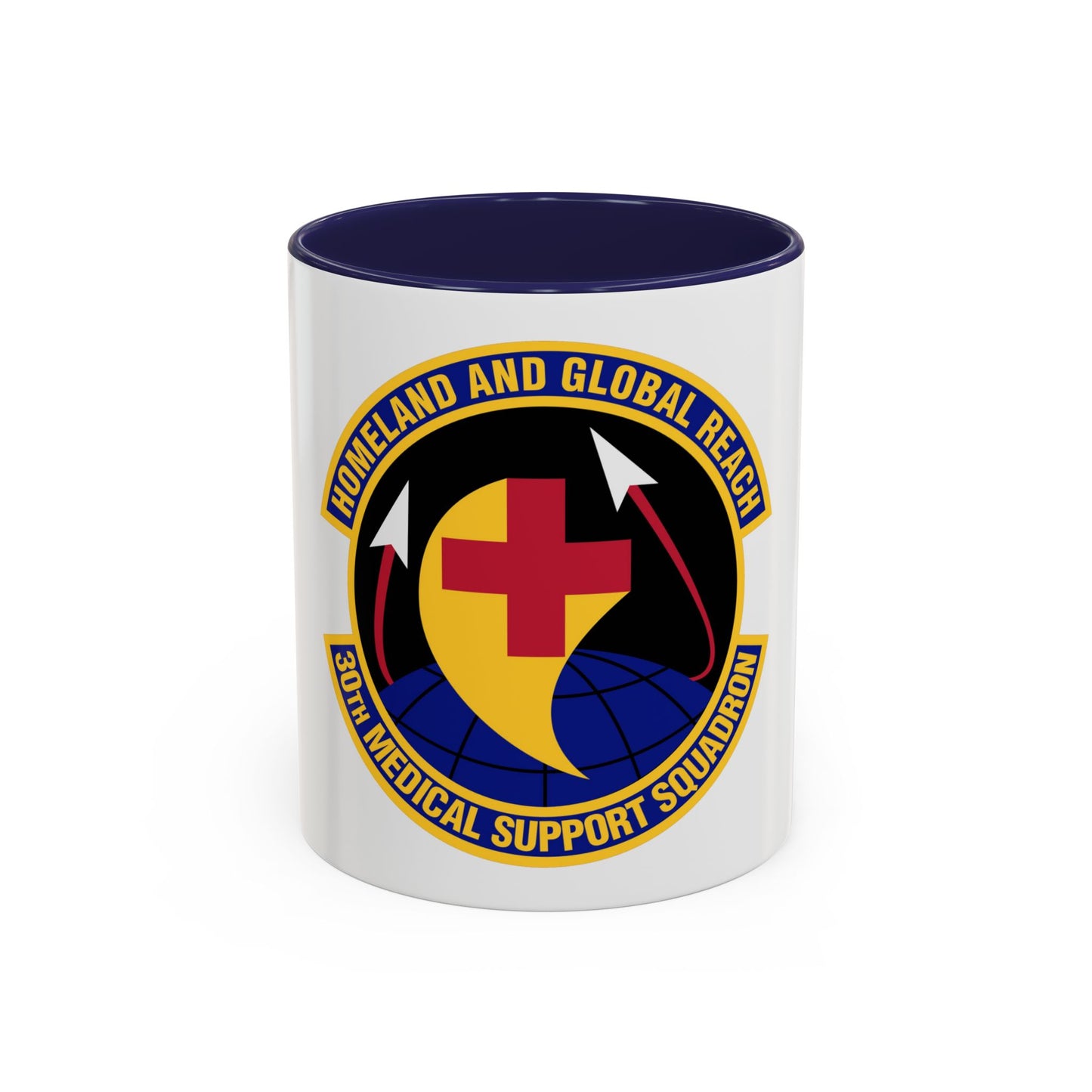 30th Medical Support Squadron (U.S. Air Force) Accent Coffee Mug