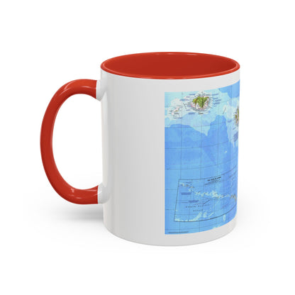 USA - Hawaii (1976) (Map) Accent Coffee Mug