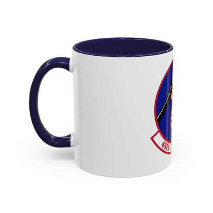 492d Fighter Squadron (U.S. Air Force) Accent Coffee Mug