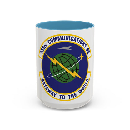 789th Communications Squadron (U.S. Air Force) Accent Coffee Mug