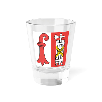 Ebauche Drapeau JU 1913 (Switzerland) Shot Glass 1.5oz