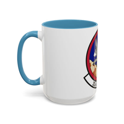 22d Airlift Squadron (U.S. Air Force) Accent Coffee Mug