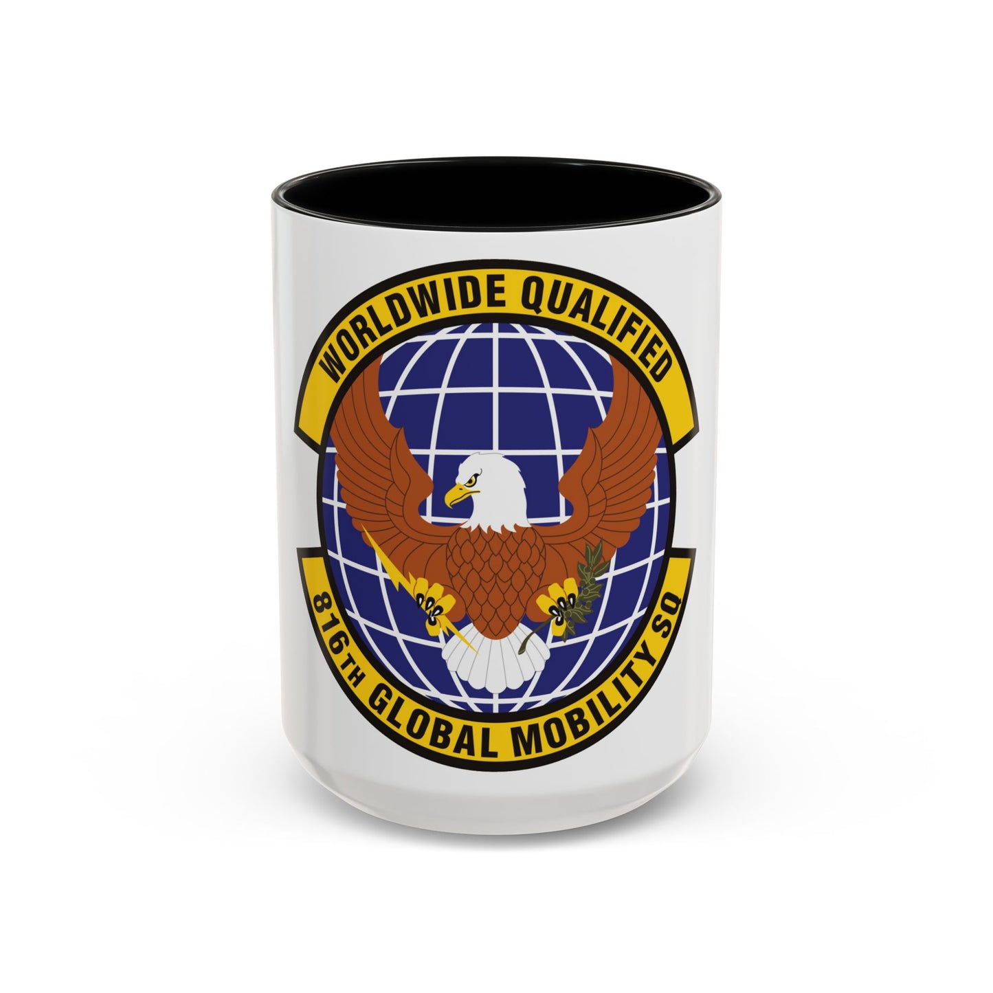 816th Global Mobility Squadron (U.S. Air Force) Accent Coffee Mug