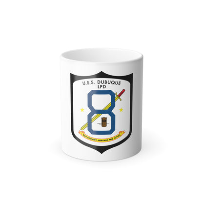 USS Dubuque LPD 8 (U.S. Navy) Color Changing Mug 11oz