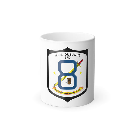 USS Dubuque LPD 8 (U.S. Navy) Color Changing Mug 11oz