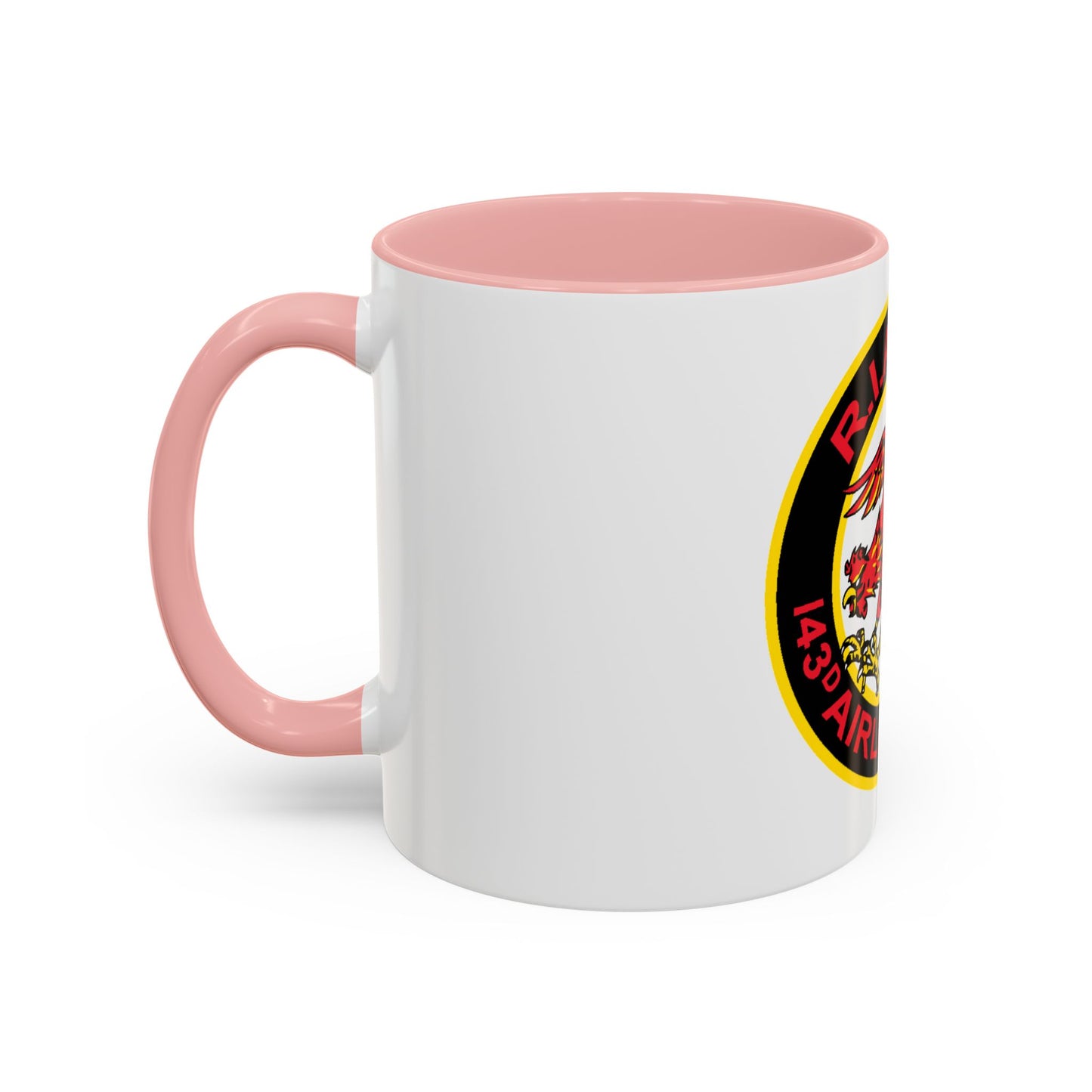 R.I.A.N.G. 143rd Airlift Sq (U.S. Air Force) Accent Coffee Mug