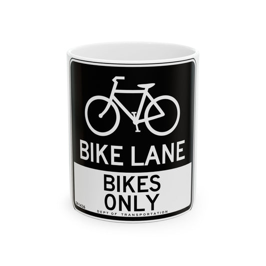 NYCDOT SR-1436 (New York) (Road Sign) White Coffee Mug