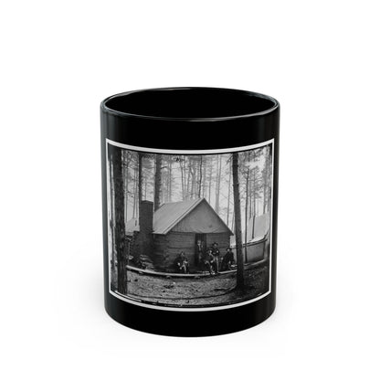 Brandy Station, Virginia. Officer's Winter Quarters Headquarters Army Of The Potomac (U.S. Civil War) Black Coffee Mug