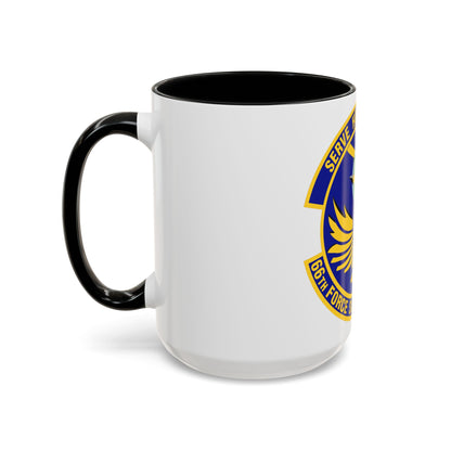 66th Force Support Squadron (U.S. Air Force) Accent Coffee Mug