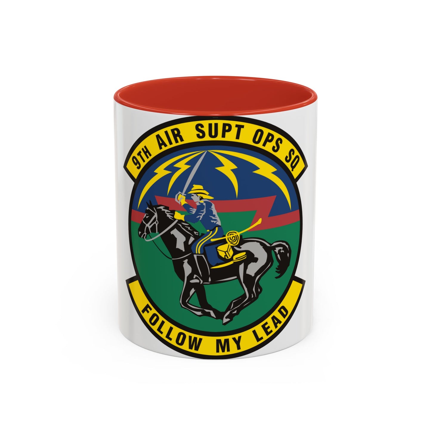 9th Air Support Operations Squadron (U.S. Air Force) Accent Coffee Mug