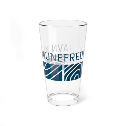 Frederikshavn Kommune Logo (Denmark) (Coat of Arms) Pint Glass 16oz