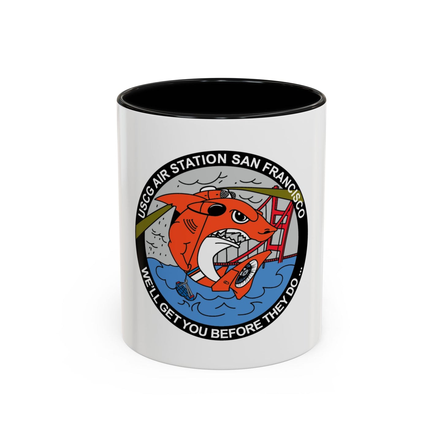 USCG Air Station San Francisco 2 (U.S. Coast Guard) Accent Coffee Mug