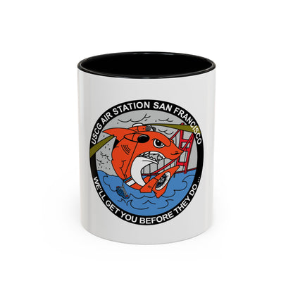 USCG Air Station San Francisco 2 (U.S. Coast Guard) Accent Coffee Mug